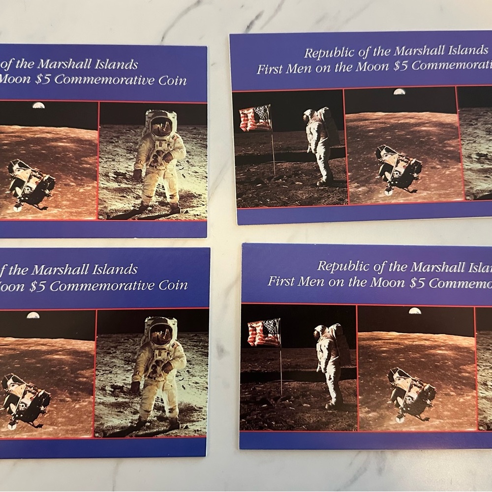 Commemorative Moon Landing Coins - Picture 8 of 11